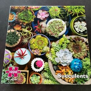 Succulent puzzle 1000pcs complete